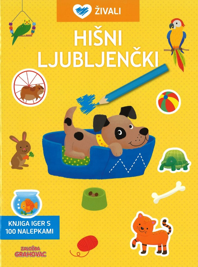 Hišni ljubljenčki (Knjiga iger s 100 nalepkami)